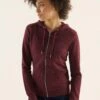 Anna Field Sweater Met Rits - Bordeaux