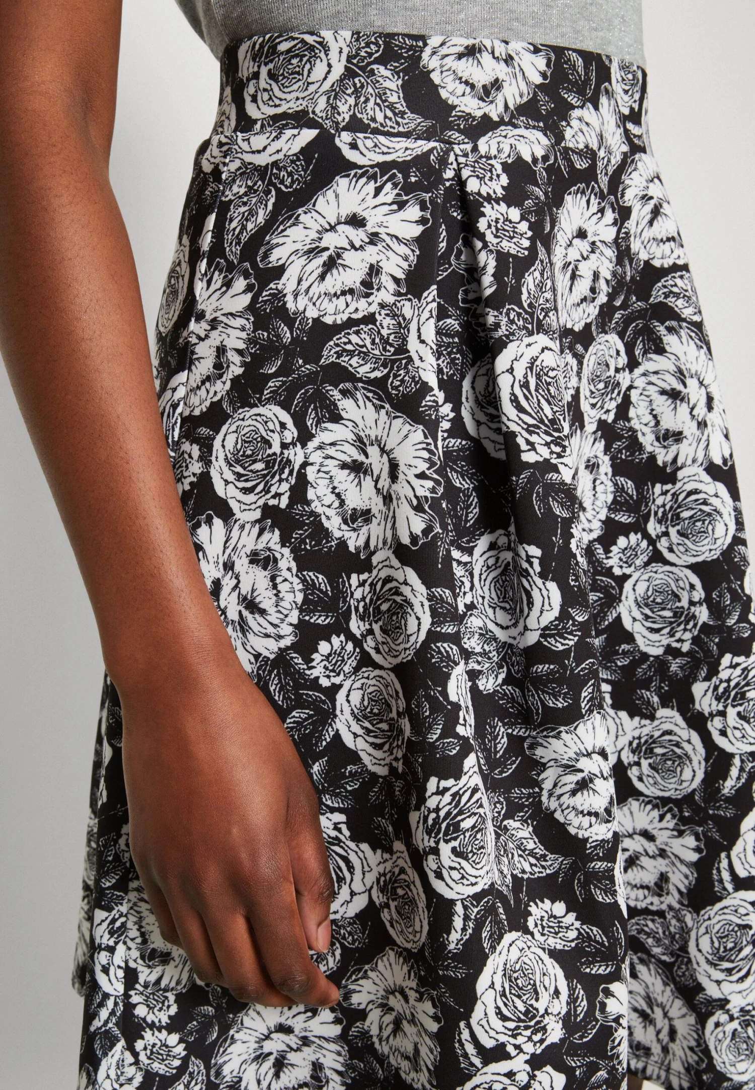 Anna Field Plooirok - Black/White 6 Anna Field Plooirok - Black/White - Afbeelding 6