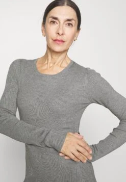 Anna Field Gebreide Jurk - Mottled Light Grey/Black -Anna Field 24b0384e249b49ffbd5fc19794dba8f6