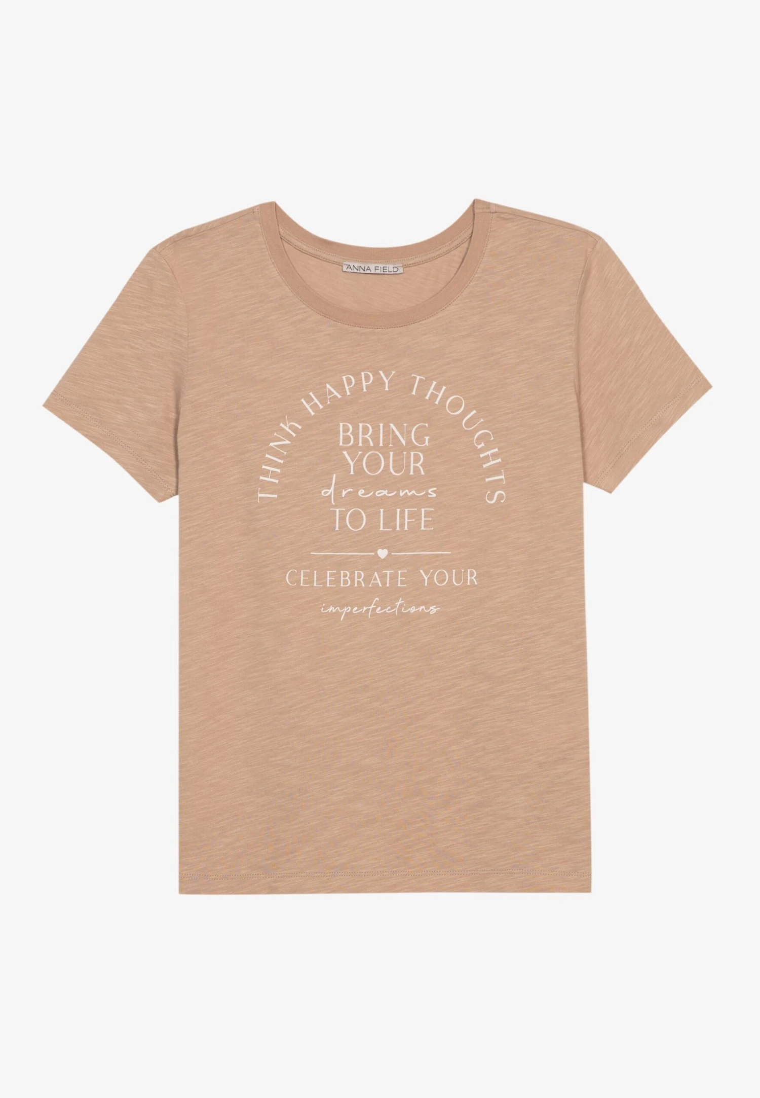 Anna Field Bring Your Dreams To Life - T-Shirt Print - Brown 5 Anna Field Bring Your Dreams To Life - T-Shirt Print - Brown - Afbeelding 5