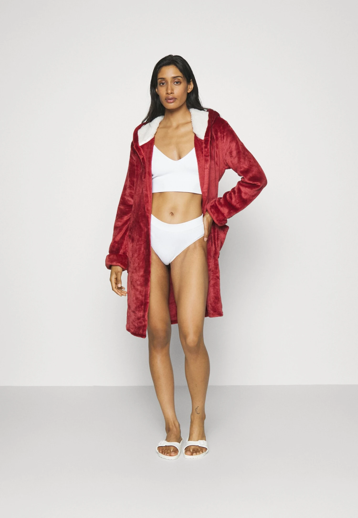 Anna Field Badjas - Dark Red 2 Anna Field Badjas - Dark Red - Afbeelding 2