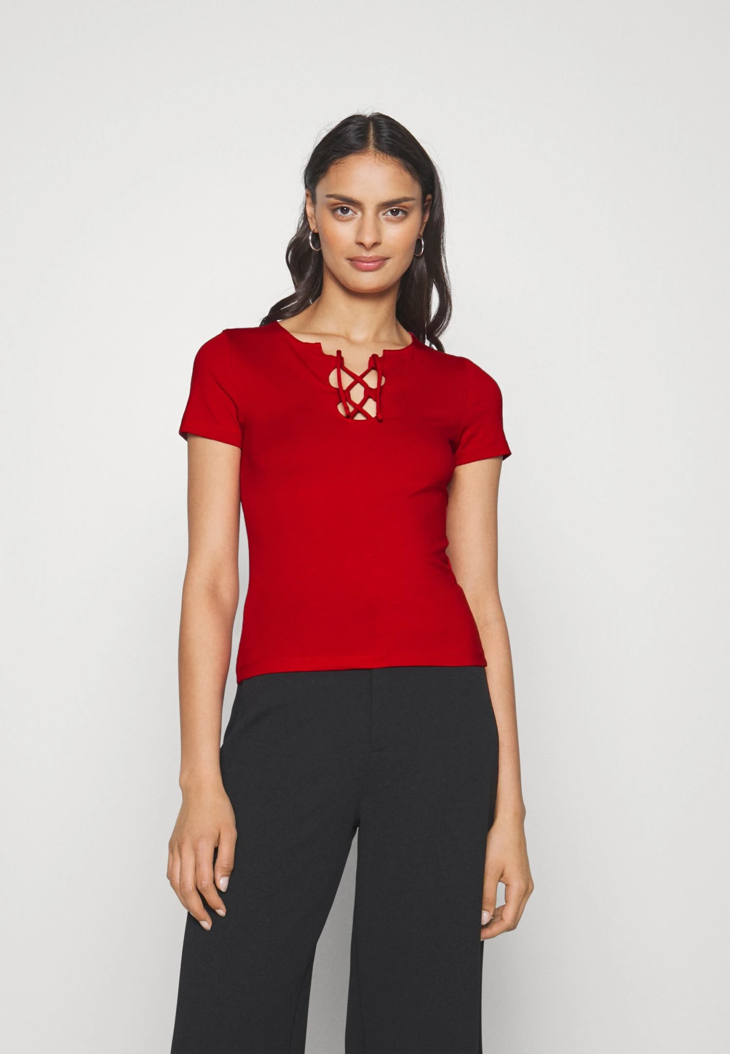 Anna Field T-Shirt Print - Dark Red 1 Anna Field T-Shirt Print - Dark Red