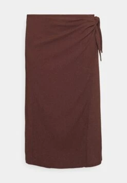 Curvy Textured Sarong Midi Skirt - Wikkelrok - Brown 10 Curvy Textured Sarong Midi Skirt - Wikkelrok - Brown -Anna Field 32eb2e97370a414c9459b91ab42d5b52