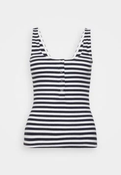 Top - White/Blue -Anna Field 34c5bf99497d497ca724dd95e26471f6