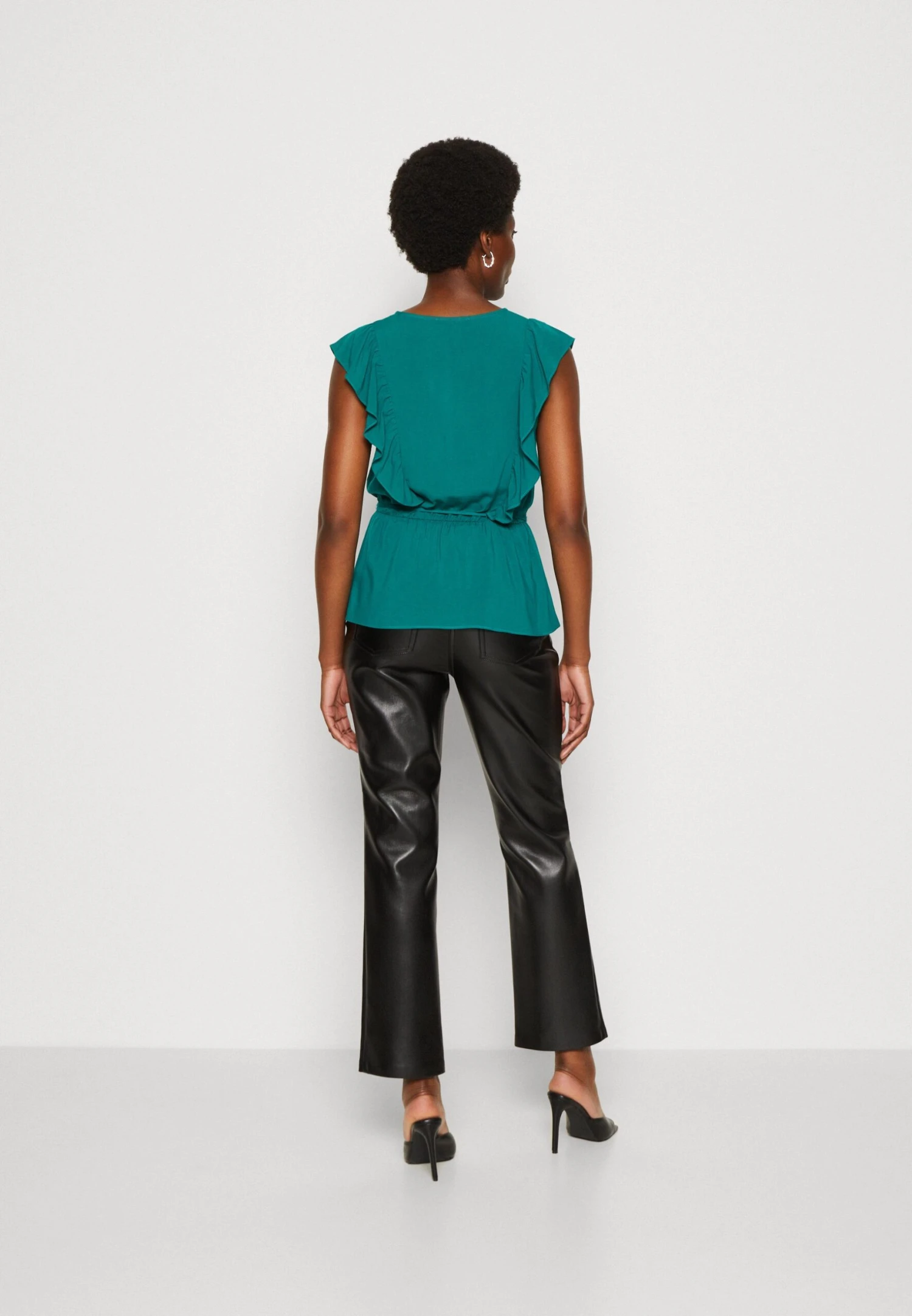 Anna Field Top - Green 3 Anna Field Top - Green - Afbeelding 3