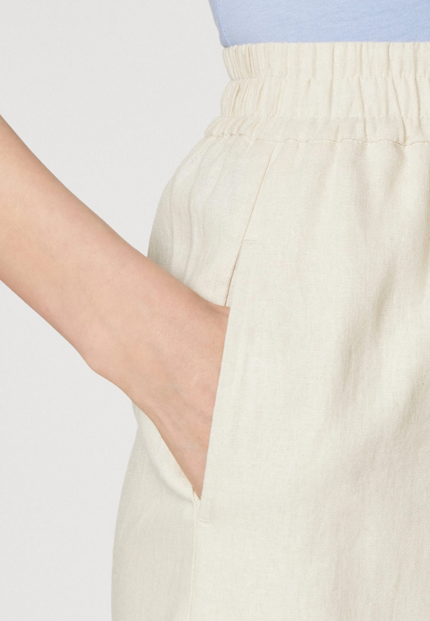 Anna Field Linen Mix - Shorts - Beige 4 Anna Field Linen Mix - Shorts - Beige - Afbeelding 4