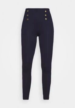 Anna Field Punto Leggings With Button Detail - Legging - Dark Blue 10 Anna Field Punto Leggings With Button Detail - Legging - Dark Blue -Anna Field 46a980d243e44bd0bc0b317bca04d1ba