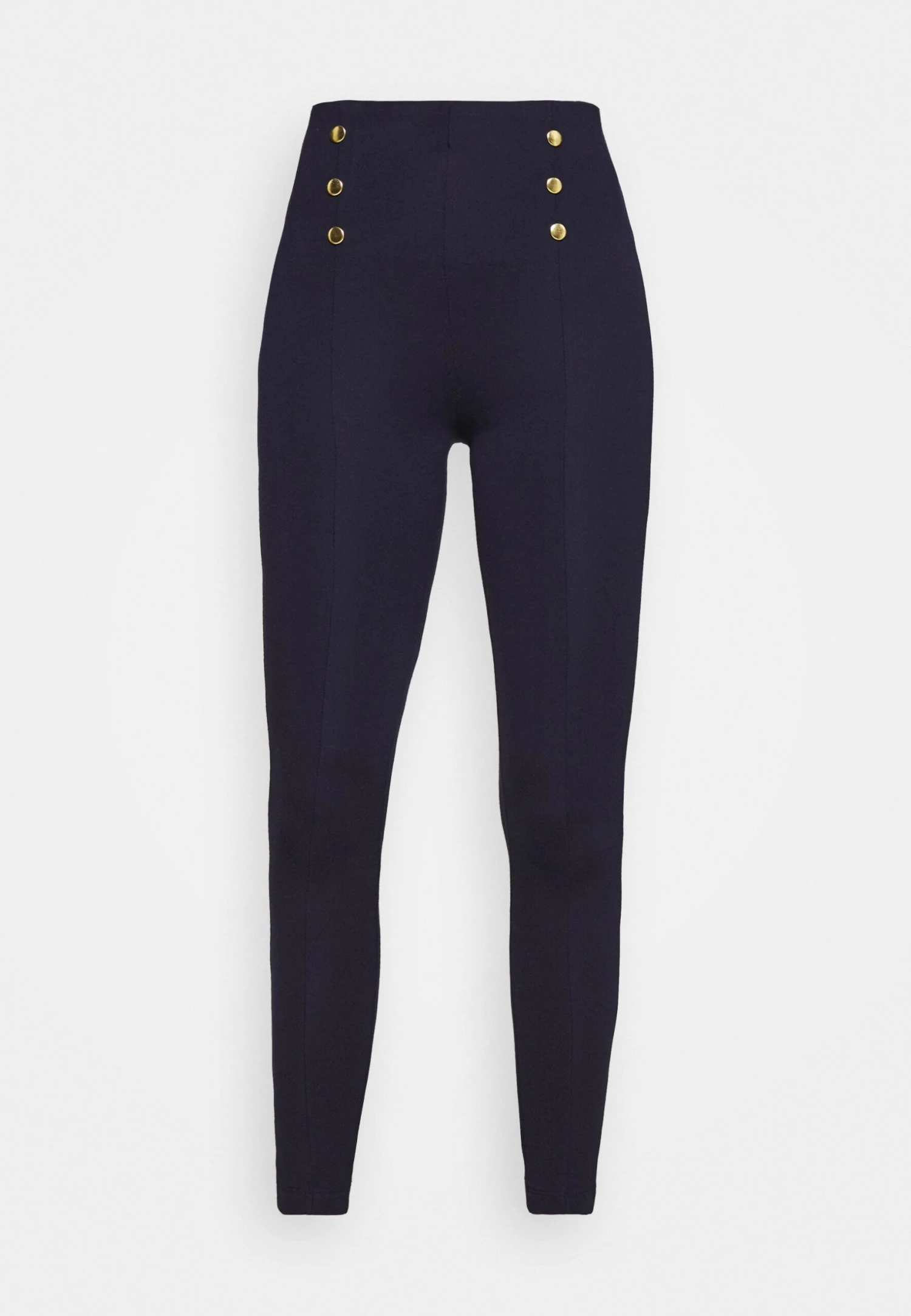 Anna Field Punto Leggings With Button Detail - Legging - Dark Blue 5 Anna Field Punto Leggings With Button Detail - Legging - Dark Blue - Afbeelding 5