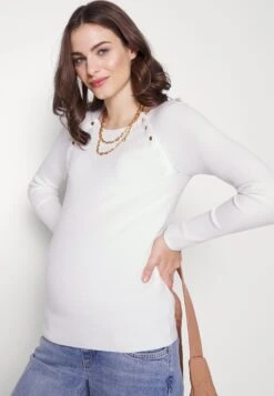 Nursing - Button Opening - Trui - White 10 Nursing - Button Opening - Trui - White -Anna Field 4b78fcc94aeb475a964819c45a823428