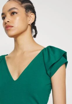 Anna Field T-Shirt Basic - Dark Green -Anna Field 51aeae14e4a24cee9b1b0eb9d2847874