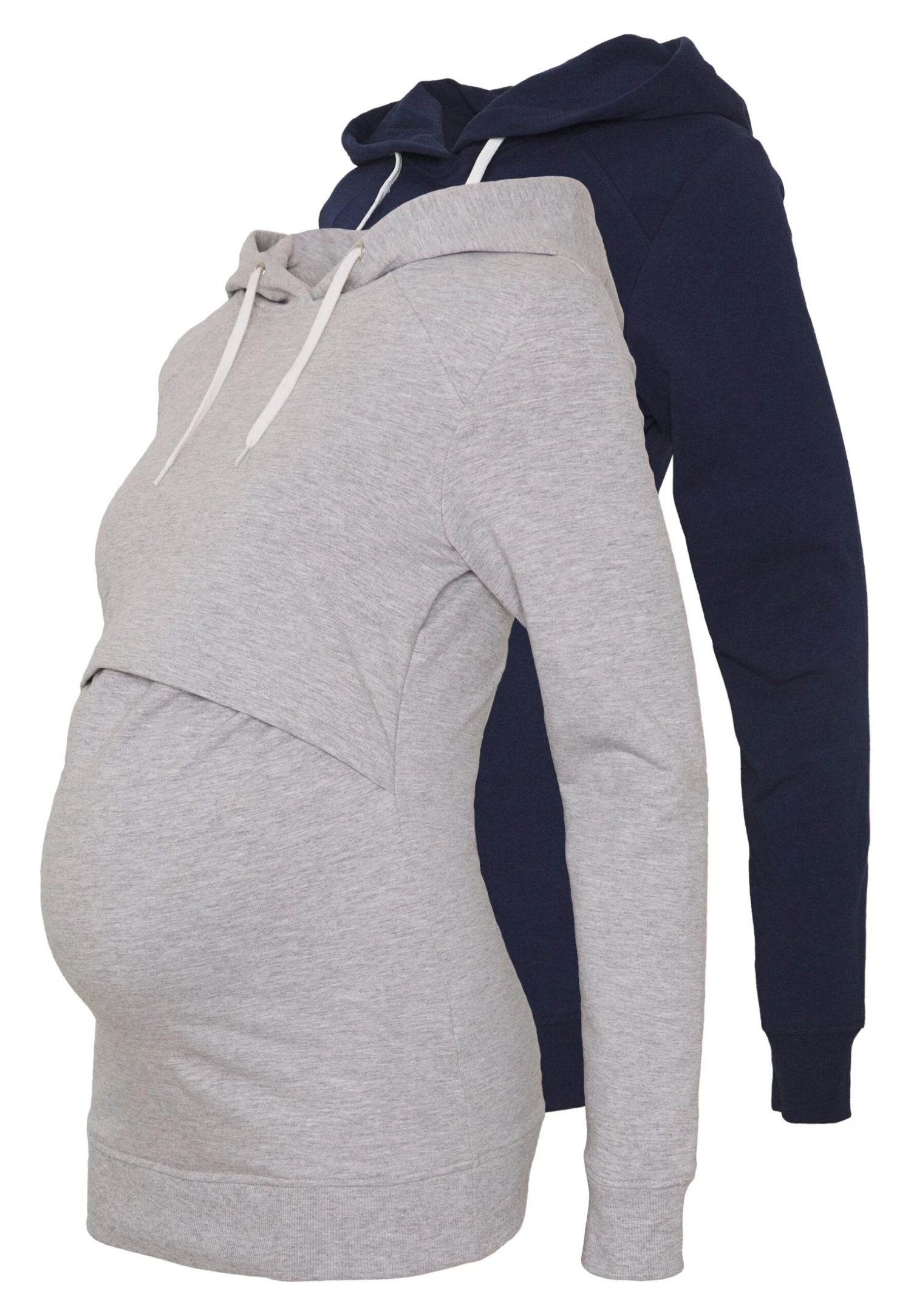 2 Pack Nursing Hoodie - Hoodie - Light Grey/Dark Blue 1 2 Pack Nursing Hoodie - Hoodie - Light Grey/Dark Blue