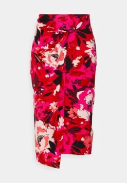 Anna Field Front Knot Midi Skirt - Kokerrok - Pink -Anna Field 58502fa5a35f490f9e88e15aa50b7a3a