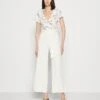 Anna Field Jumpsuit - Beige/White