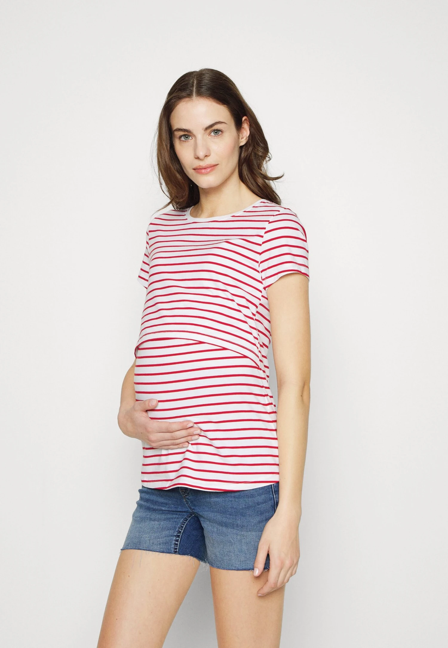 2 Pack - T-Shirt Basic - Dark Red/White/ Dark Blue 2 2 Pack - T-Shirt Basic - Dark Red/White/ Dark Blue - Afbeelding 2