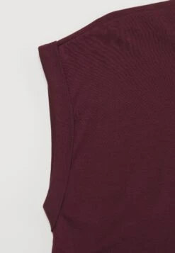 Anna Field 3 Pack - T-Shirt Basic - Dark Red/White/Black -Anna Field 5d200e585901467999570bf0d55783b4