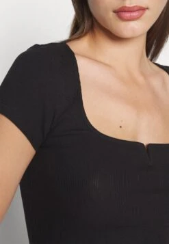 Anna Field T-Shirt Basic - Black -Anna Field 603236711a03431ab54ed4e1aed2d387