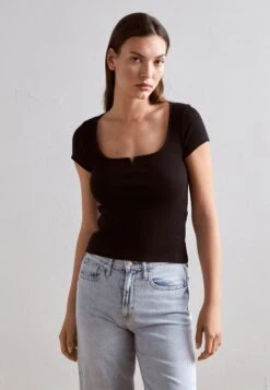 Anna Field T-Shirt Basic - Black