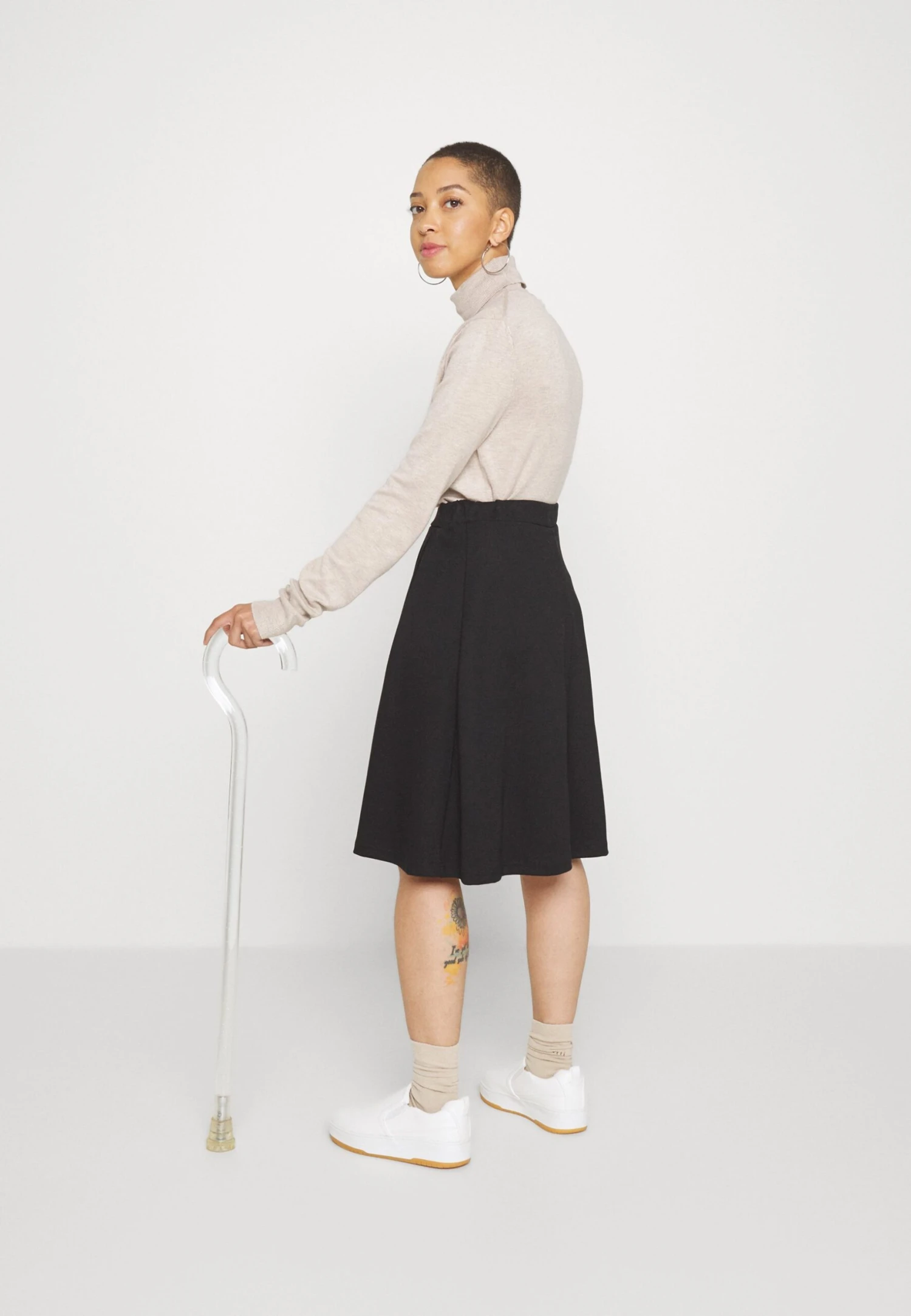 Anna Field Plooirok - Black 4 Anna Field Plooirok - Black - Afbeelding 4