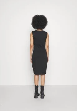 Drapped Neckline Smart Bodycon Sleeveless Mini Dress - Jerseyjurk - Black 8 Drapped Neckline Smart Bodycon Sleeveless Mini Dress - Jerseyjurk - Black -Anna Field 6ebfdfc2f07f4b1bb26fb81cf07b7430