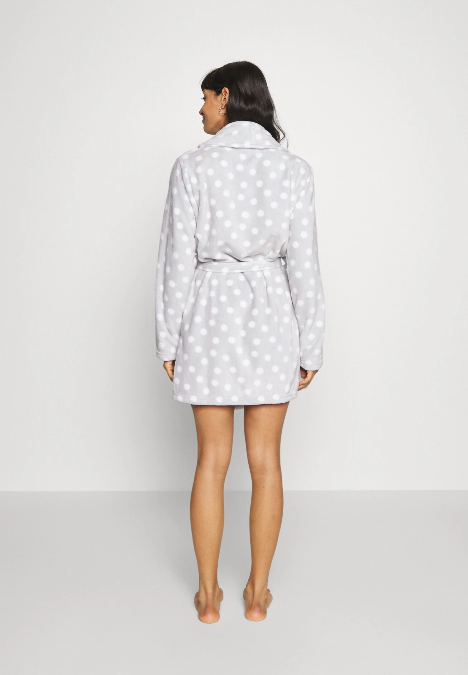 Anna Field Badjas - Grey/White 3 Anna Field Badjas - Grey/White - Afbeelding 3