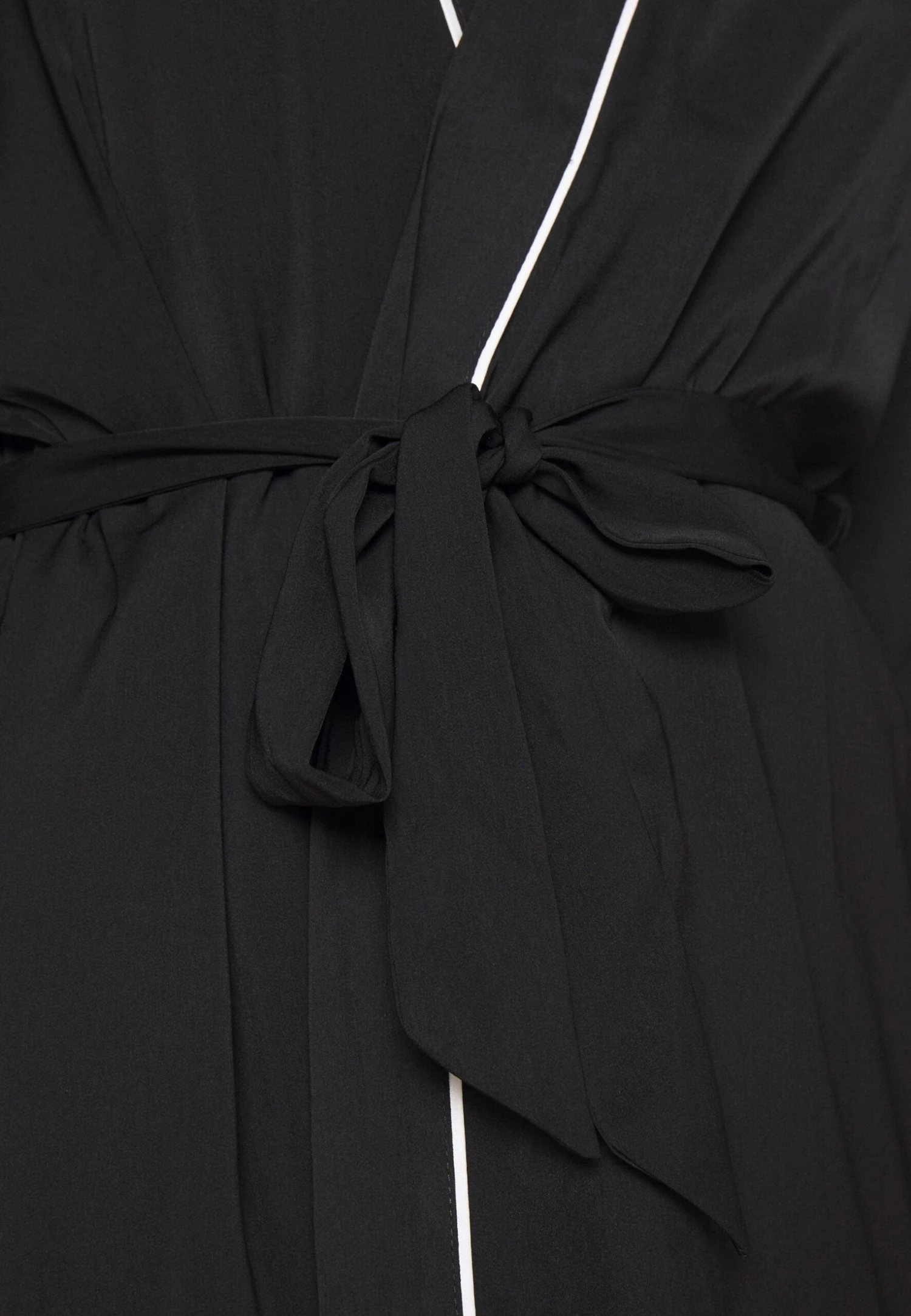 Anna Field Amanda Satin Dressing Gown - Badjas - Black 7 Anna Field Amanda Satin Dressing Gown - Badjas - Black - Afbeelding 7