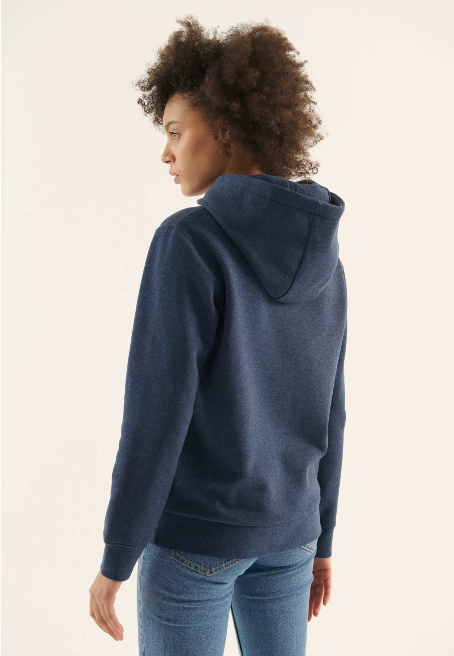 Anna Field Hoodie - Dark Blue/Mottled Blue 3 Anna Field Hoodie - Dark Blue/Mottled Blue - Afbeelding 3