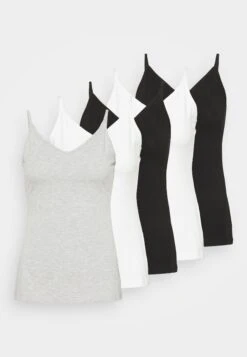 Anna Field 5 Pack - Top - Black/White/Mottled Light Grey 17 Anna Field 5 Pack - Top - Black/White/Mottled Light Grey -Anna Field 8537daedc5a34656ac2fa3ba8c6ff357