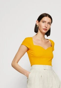 Anna Field T-Shirt Print - Dark Yellow 9 Anna Field T-Shirt Print - Dark Yellow -Anna Field 9901ad3af8df40aa81bad18a50a8586a