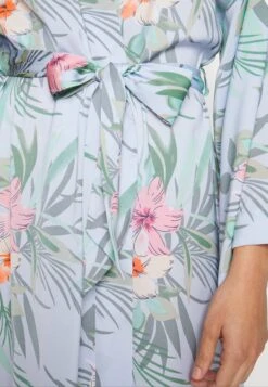 Anna Field Floral Robe - Badjas - Blue 11 Anna Field Floral Robe - Badjas - Blue -Anna Field 997130518deb46f2bc1f996a410ba74e