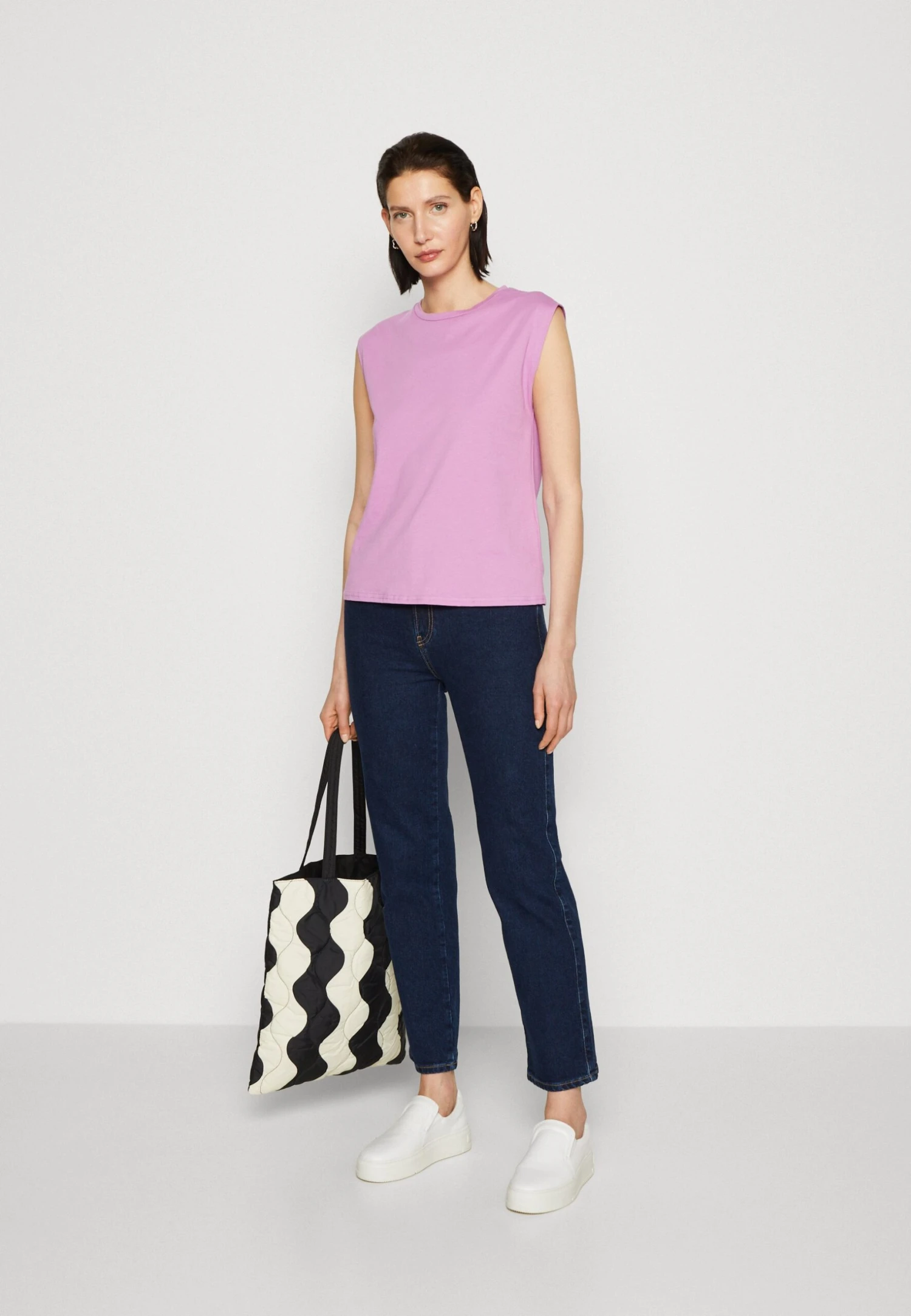 Anna Field T-Shirt Basic - Lilac 2 Anna Field T-Shirt Basic - Lilac - Afbeelding 2