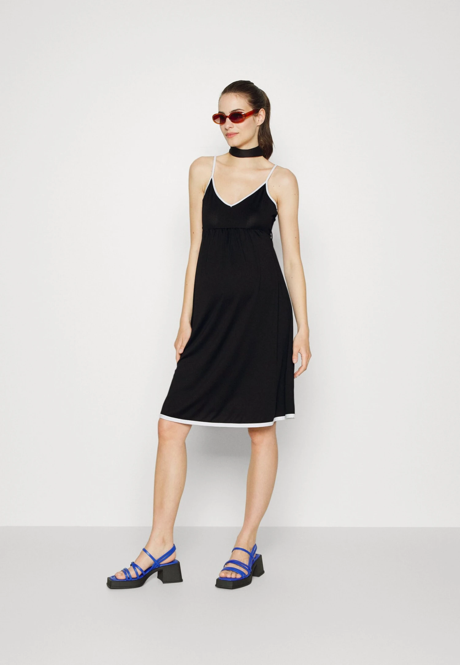 Jerseyjurk - Black/White 2 Jerseyjurk - Black/White - Afbeelding 2