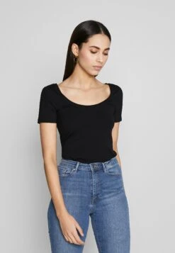 3 Pack - T-Shirt Basic - White/Black/Dark Grey -Anna Field ac12b83c08dd49deacb6a0e8b24d2045