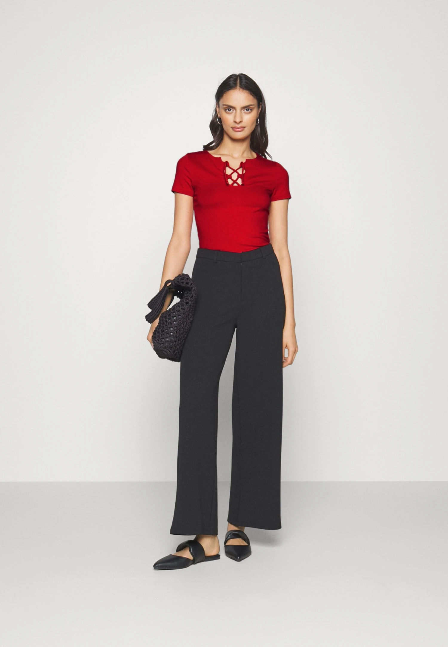 Anna Field T-Shirt Print - Dark Red 2 Anna Field T-Shirt Print - Dark Red - Afbeelding 2