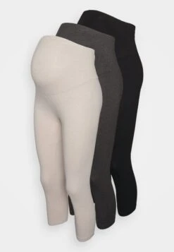 3 Pack - Legging - Black /Mottled Beige/Mottled Dark Grey 12 3 Pack - Legging - Black /Mottled Beige/Mottled Dark Grey -Anna Field bccb04c90125455bb8b56796819b8d91