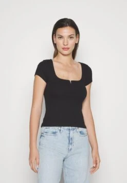 Anna Field T-Shirt Basic - Black -Anna Field c94a38e942054181bb1f49a996cd5717