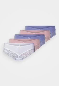 Anna Field 5 Pack - Slip - Pink/Dark Blue/White -Anna Field d25f96cec6ce437a9c3d12c5d1a6a214