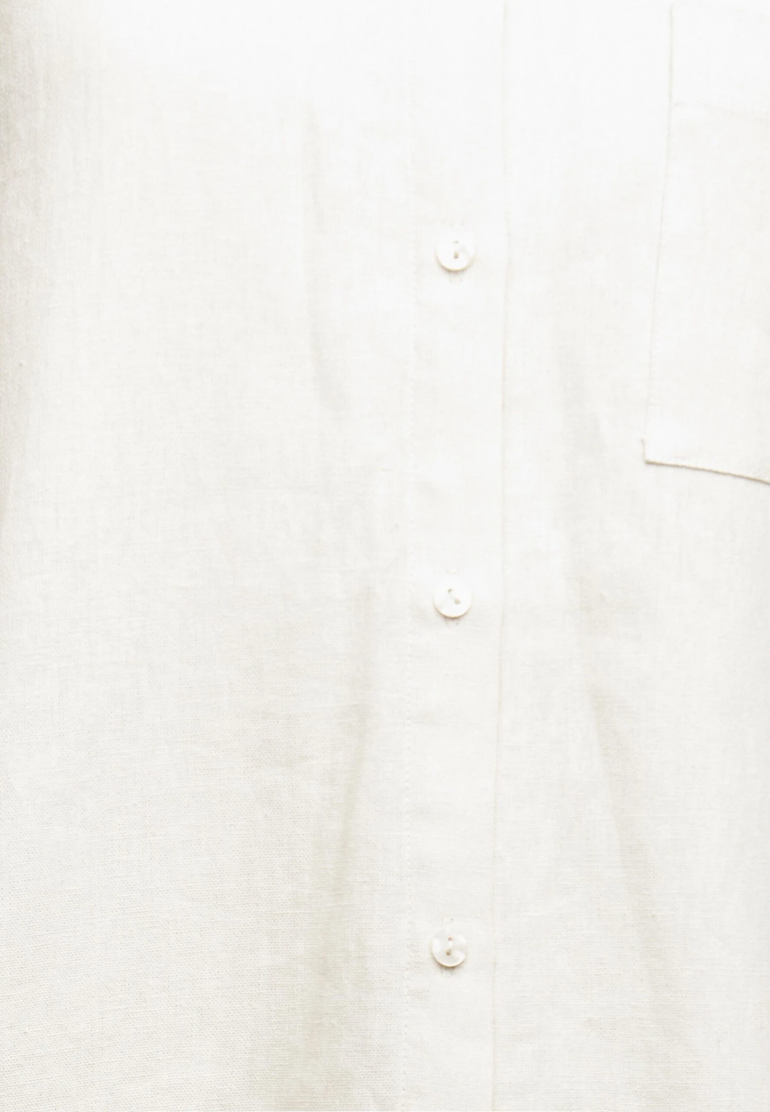 Anna Field Linen-Mix Button Down Blouse - Overhemdblouse - Beige 5 Anna Field Linen-Mix Button Down Blouse - Overhemdblouse - Beige - Afbeelding 5