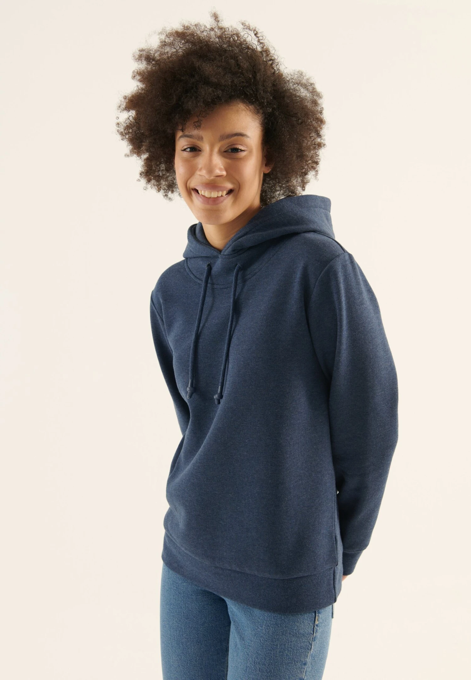 Anna Field Hoodie - Dark Blue/Mottled Blue 1 Anna Field Hoodie - Dark Blue/Mottled Blue