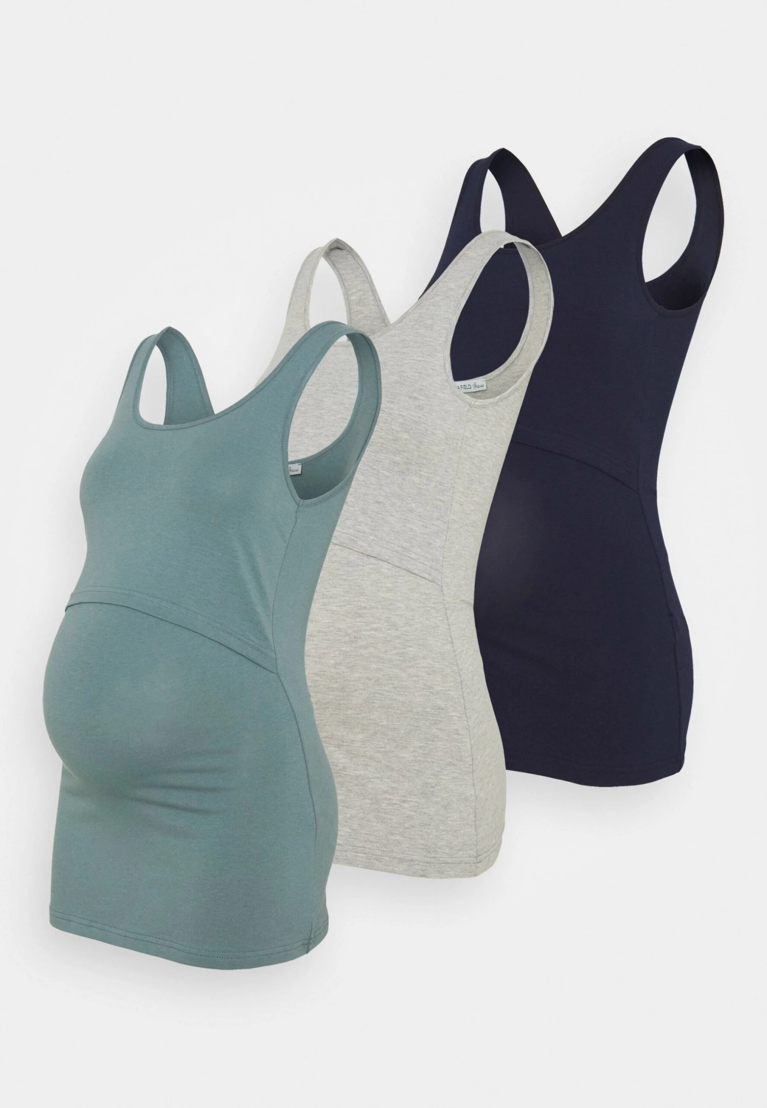 3 Pack - Top - Dark Blue/Teal /Light Grey 6 3 Pack - Top - Dark Blue/Teal /Light Grey - Afbeelding 6