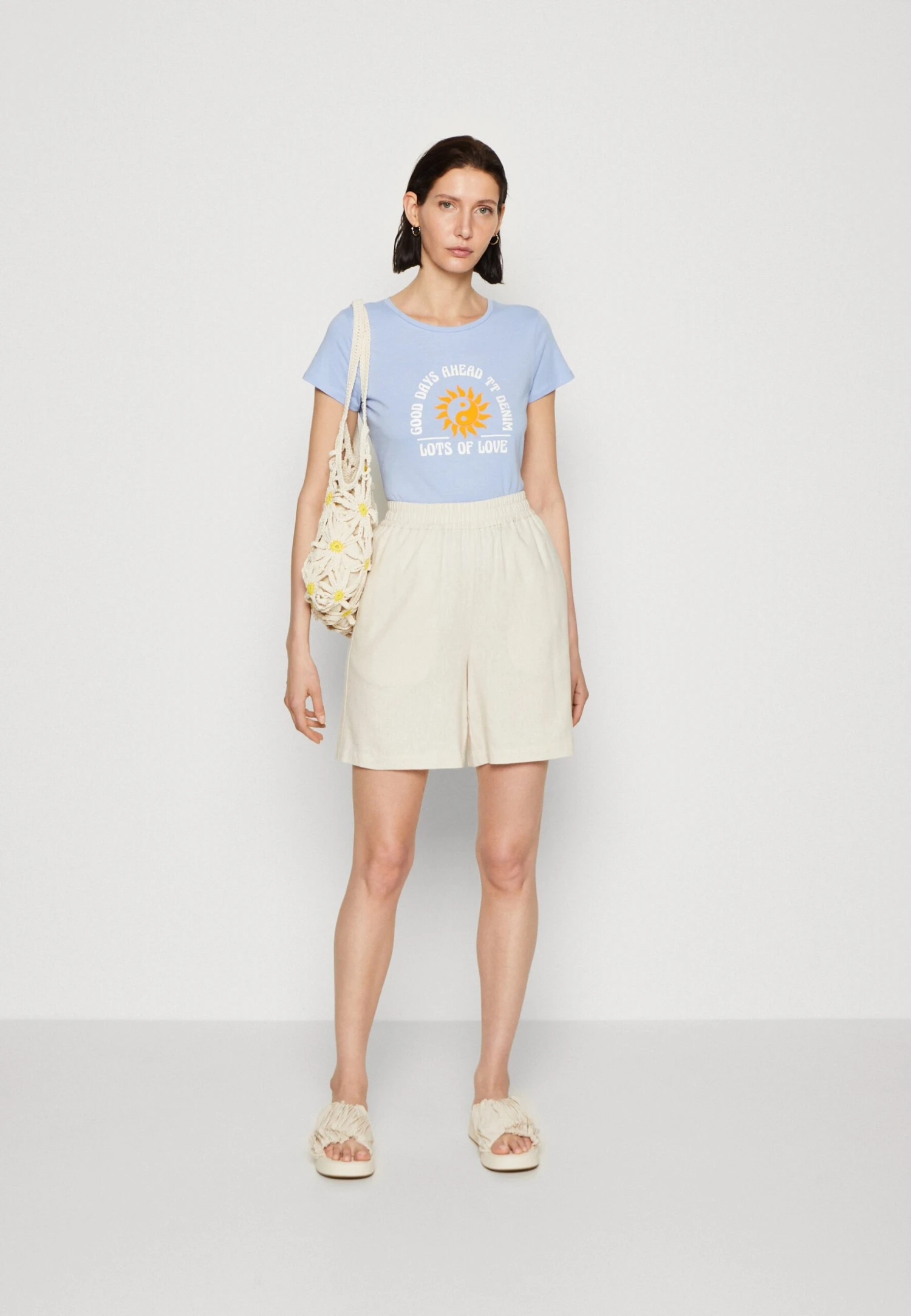 Anna Field Linen Mix - Shorts - Beige 2 Anna Field Linen Mix - Shorts - Beige - Afbeelding 2