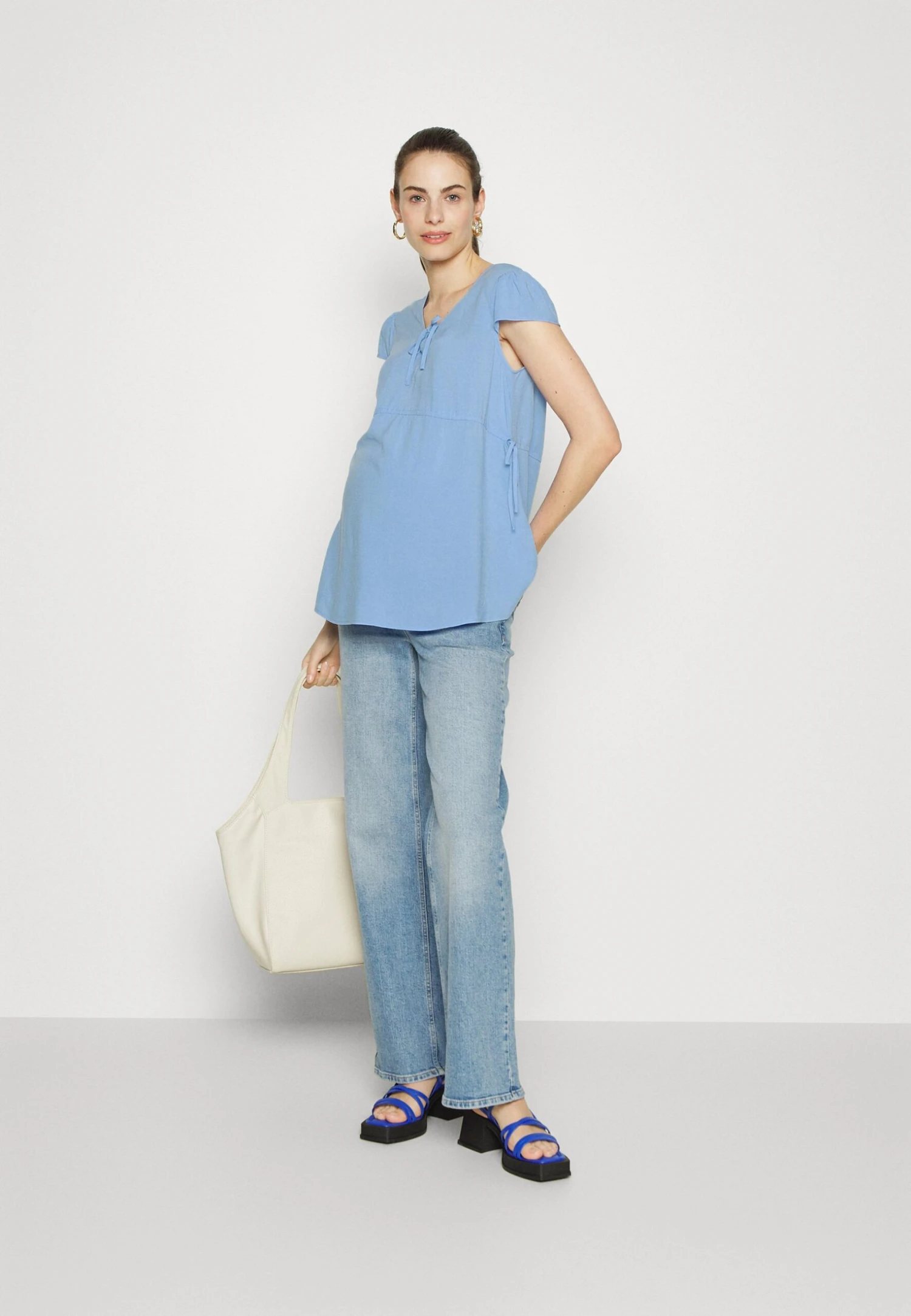 Blouse - Light Blue 2 Blouse - Light Blue - Afbeelding 2