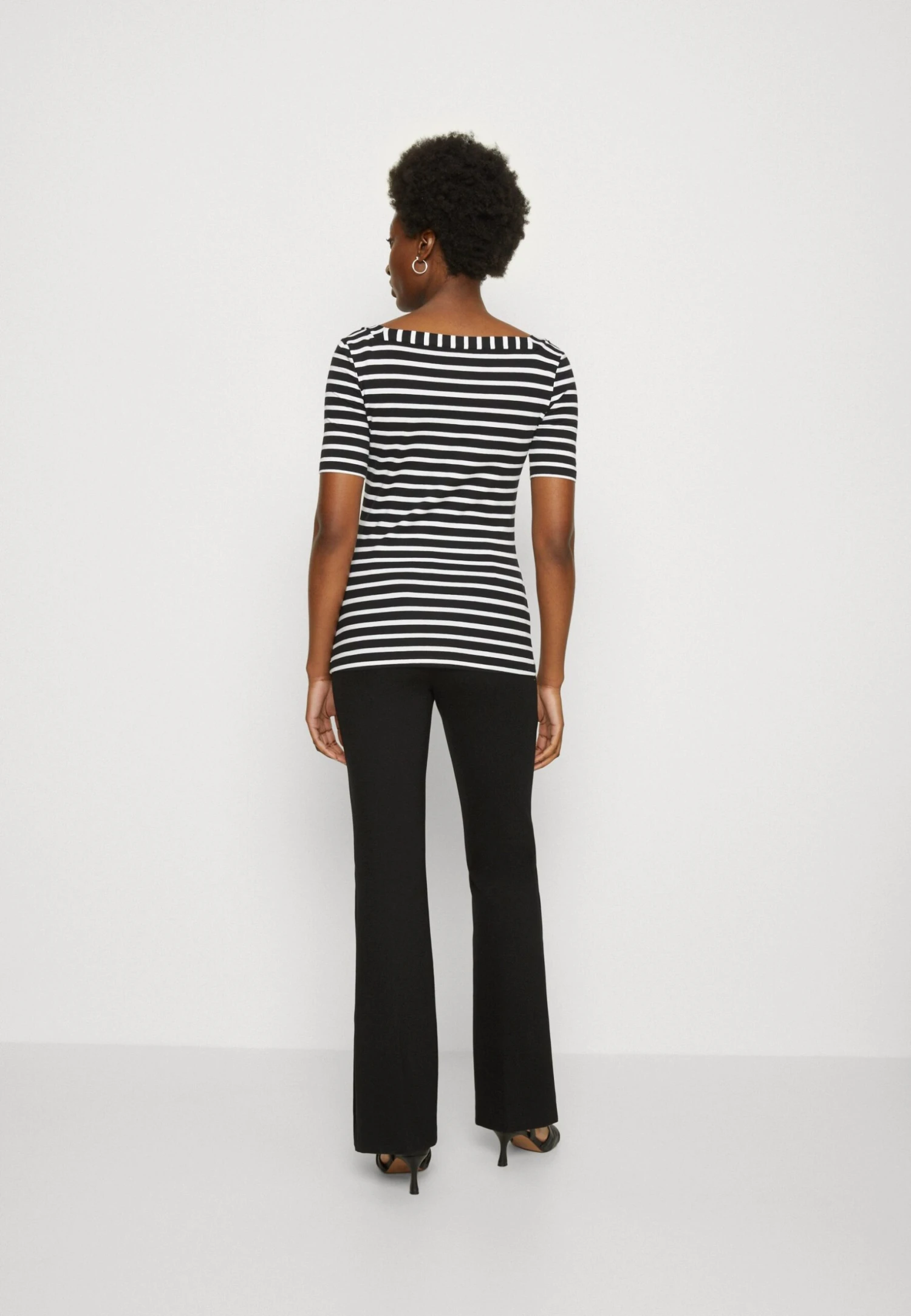 Anna Field T-Shirt Print - Black/White 3 Anna Field T-Shirt Print - Black/White - Afbeelding 3