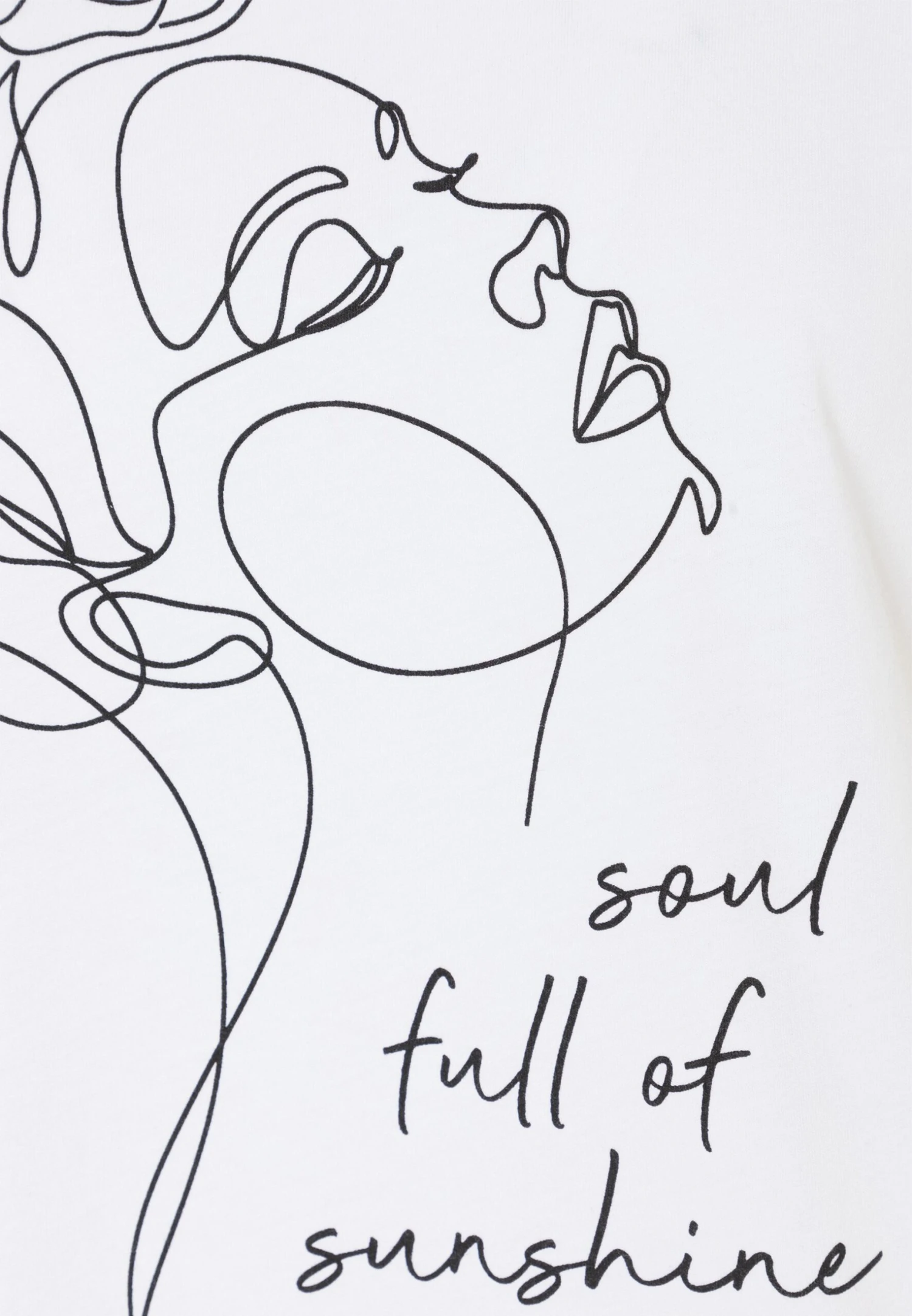 Anna Field T-Shirt Print - White 3 Anna Field T-Shirt Print - White - Afbeelding 3